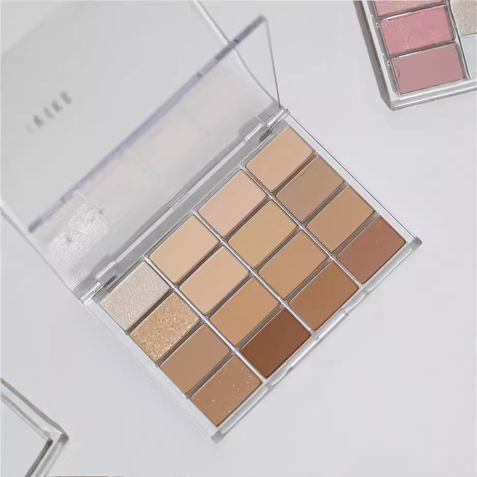 Sixteen Colors Shadow Plate Matte Shimmer Eyeshadow