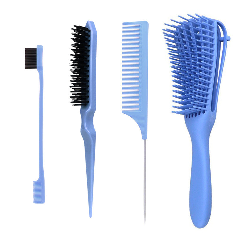 Antistatic Eight Claw Pomade Modified Edge Control Brush Hair Brushes & Combs