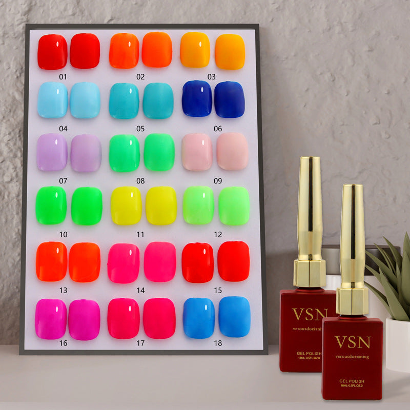 Fluorescent Color Uv Small Candy Summer Luminous Nail Polish