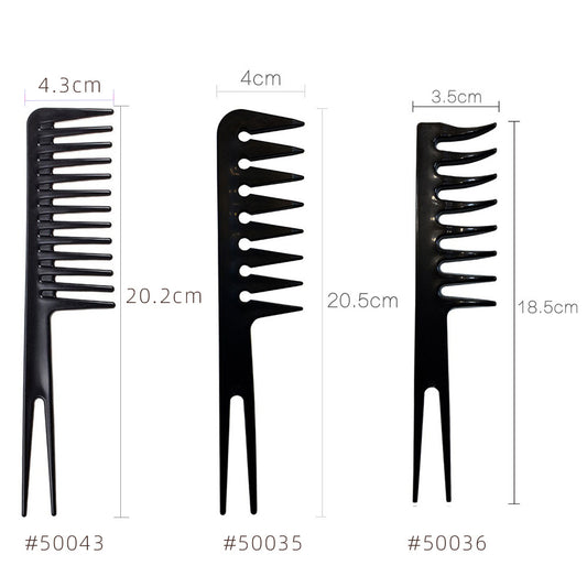 Flesh Official Black Plastic Saloon Dedicated Multifunctional Hair Brushes & Combs