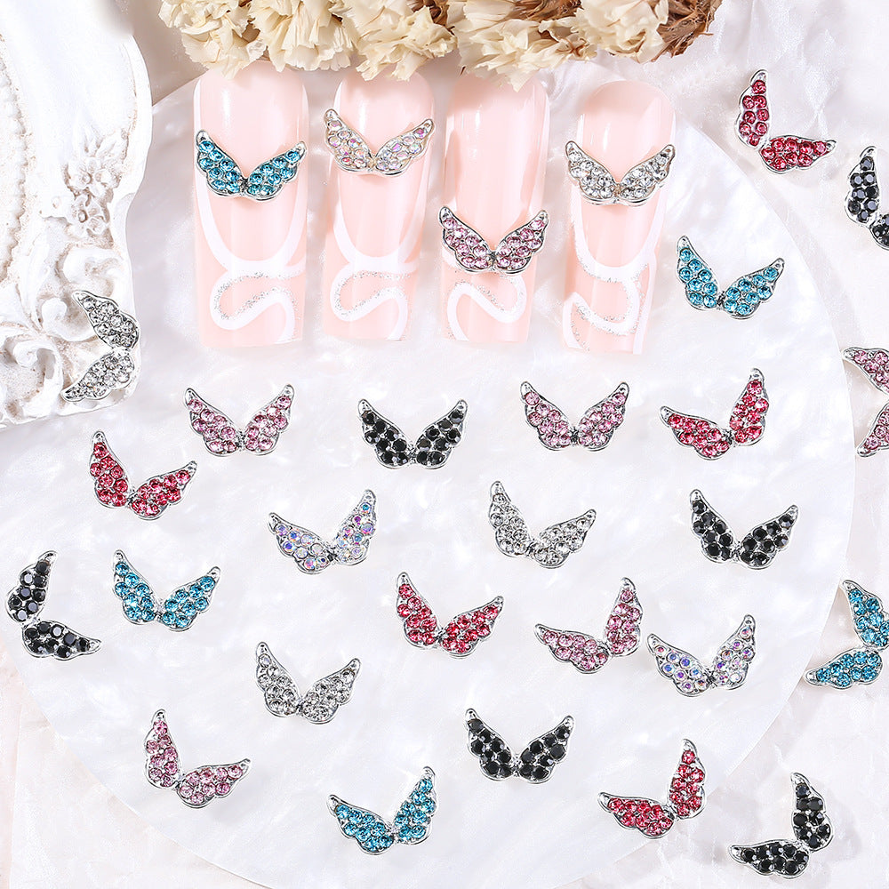 Angel Wings Alloy Ornament Cute Decoration Nail Care Nail Art