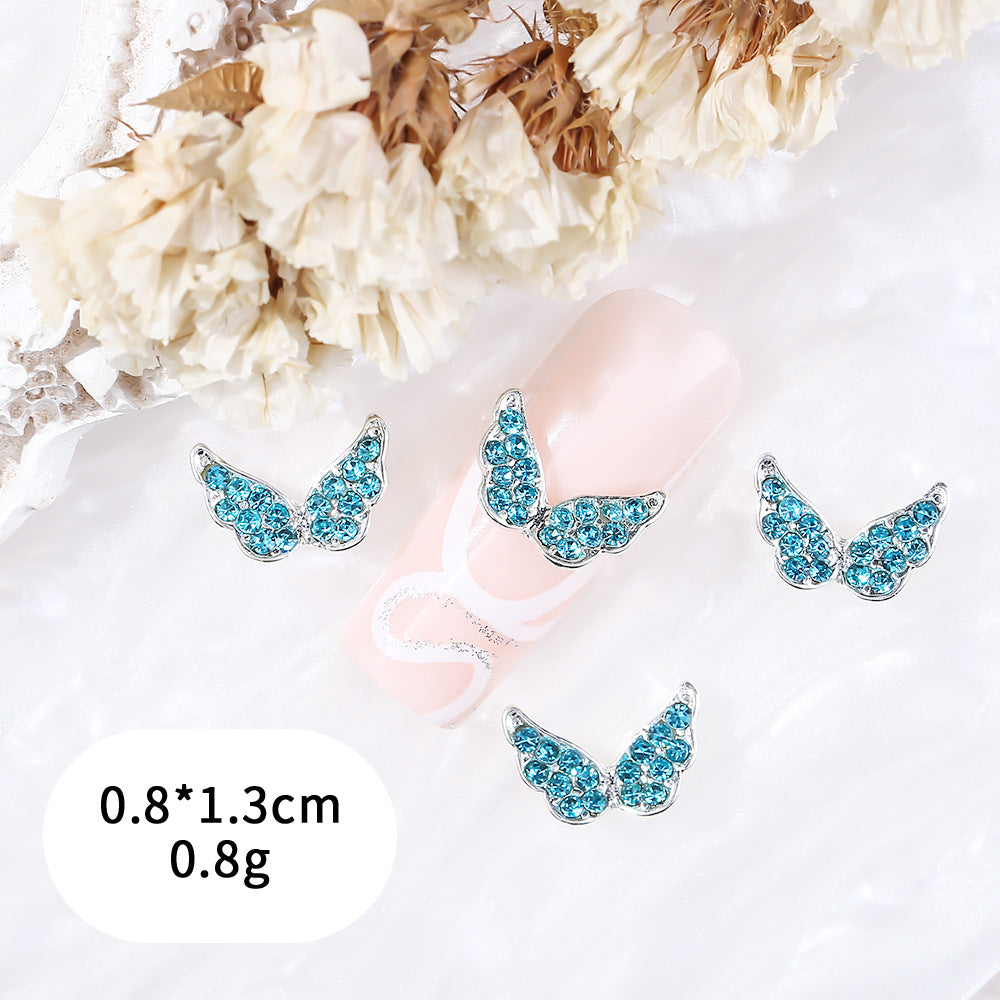 Angel Wings Alloy Ornament Cute Decoration Nail Care Nail Art