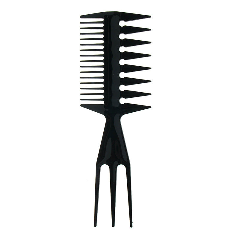 Men's Back Head Modeling Texture Plastic Saloon Hair Brushes & Combs