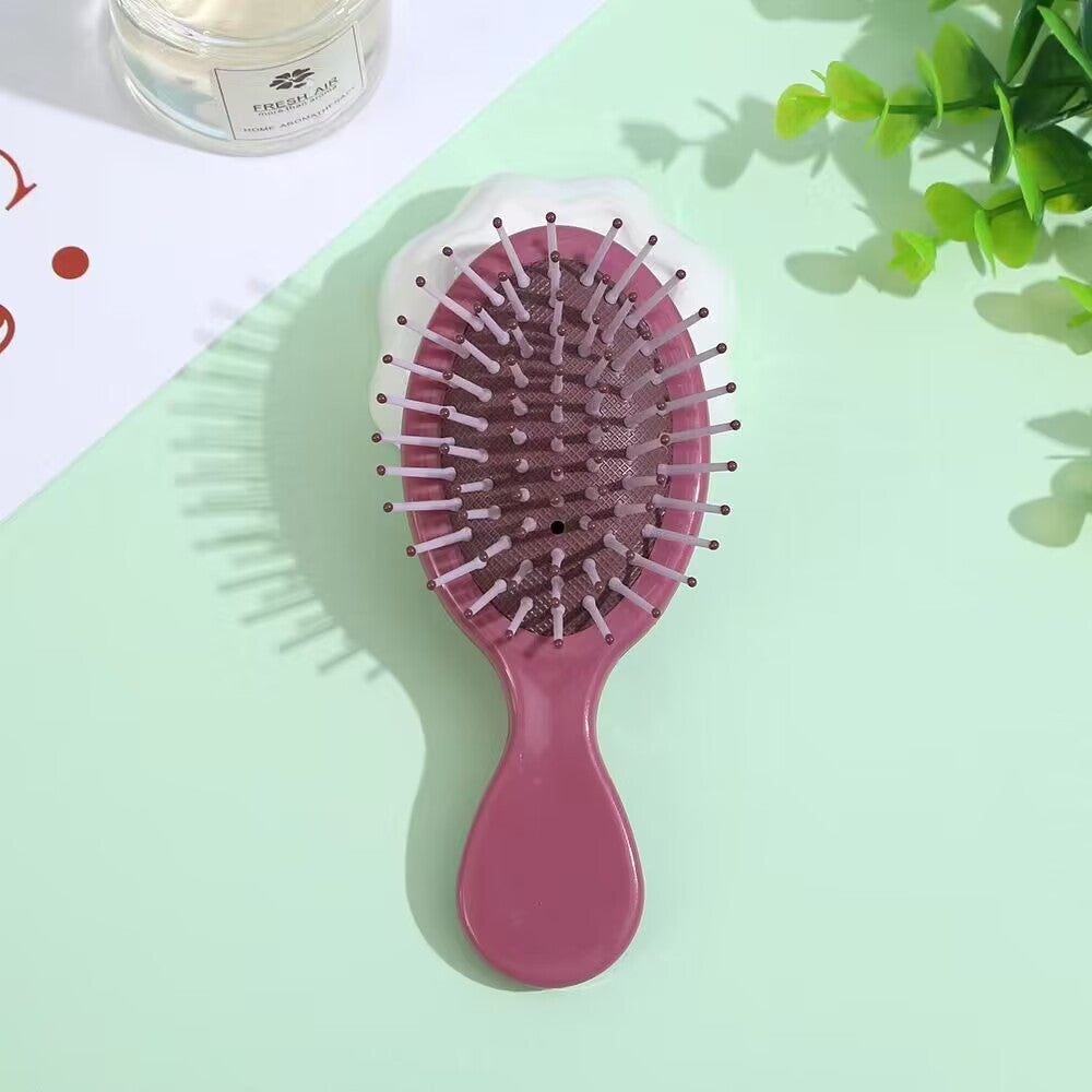 Cartoon Macaron Color Air Cushion Small Hair Brushes & Combs