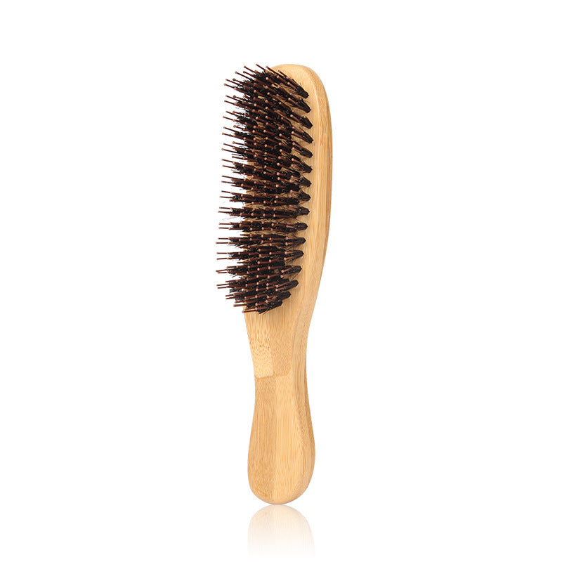 Women's & Men's Greasy Bamboo Shaving Brush Bristle Tangle Hair Brushes & Combs