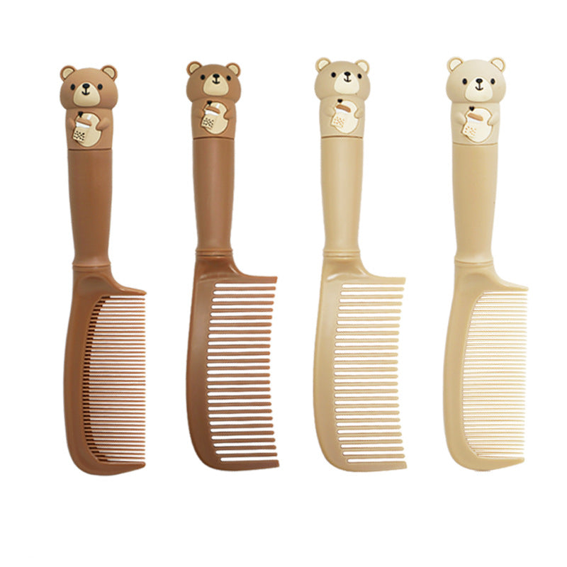 Bear Wide Tooth Hairdressing Dense Portable Hair Brushes & Combs