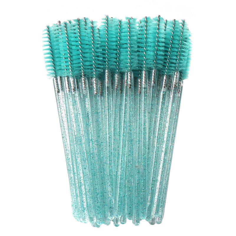 Wholesale Crystal Spiral Mascara Brush Extremely Fine Eyelash Wedding Makeup Brushes Accessories