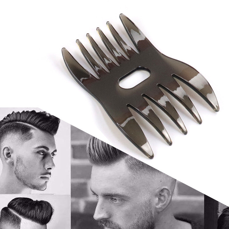 Men's Retro For Greasy Styling Plastic Hairdressing Hair Brushes & Combs