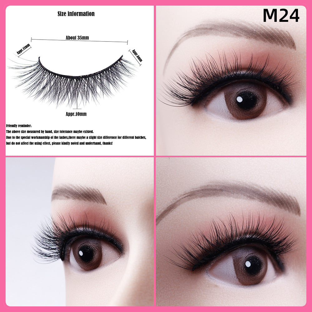 Cross High Imitation Mink Eyelashes Single False Lashes