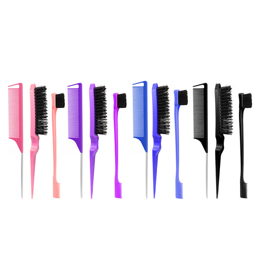 Double Head Eyebrow Brush Steel Needle Tail Hair Brushes & Combs