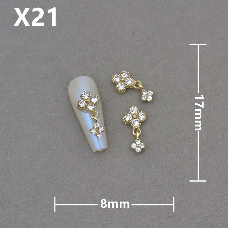 Five-pointed Star Bamboo Pearl Four Stars Nail Care Nail Art