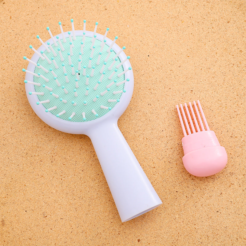 Series Massage Female Portable Folding Mirror Hair Brushes & Combs