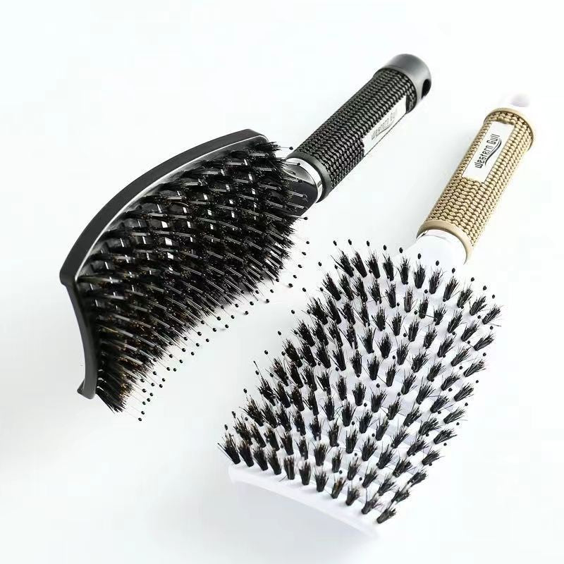 Big Curved Bristle Straight Curling Styling Hair Brushes & Combs