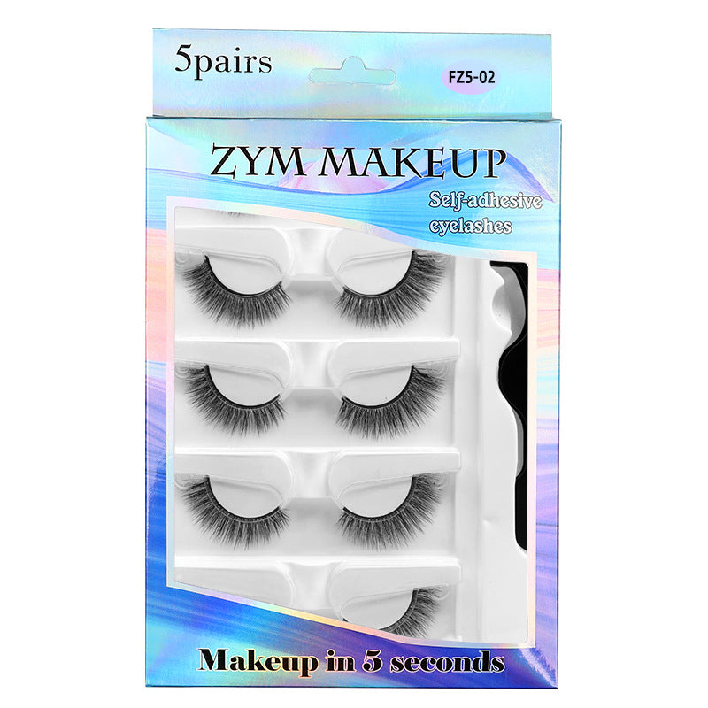 Pairs Of Handmade Eyelashes Natural Sharpening False Lashes