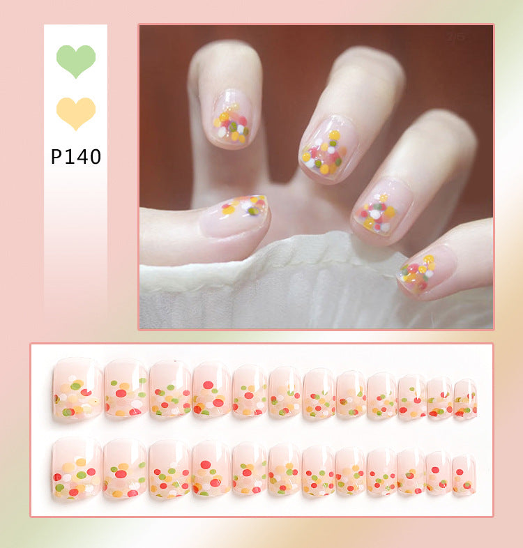 Fake Patch Wear Armor Finished Tip Nail Art