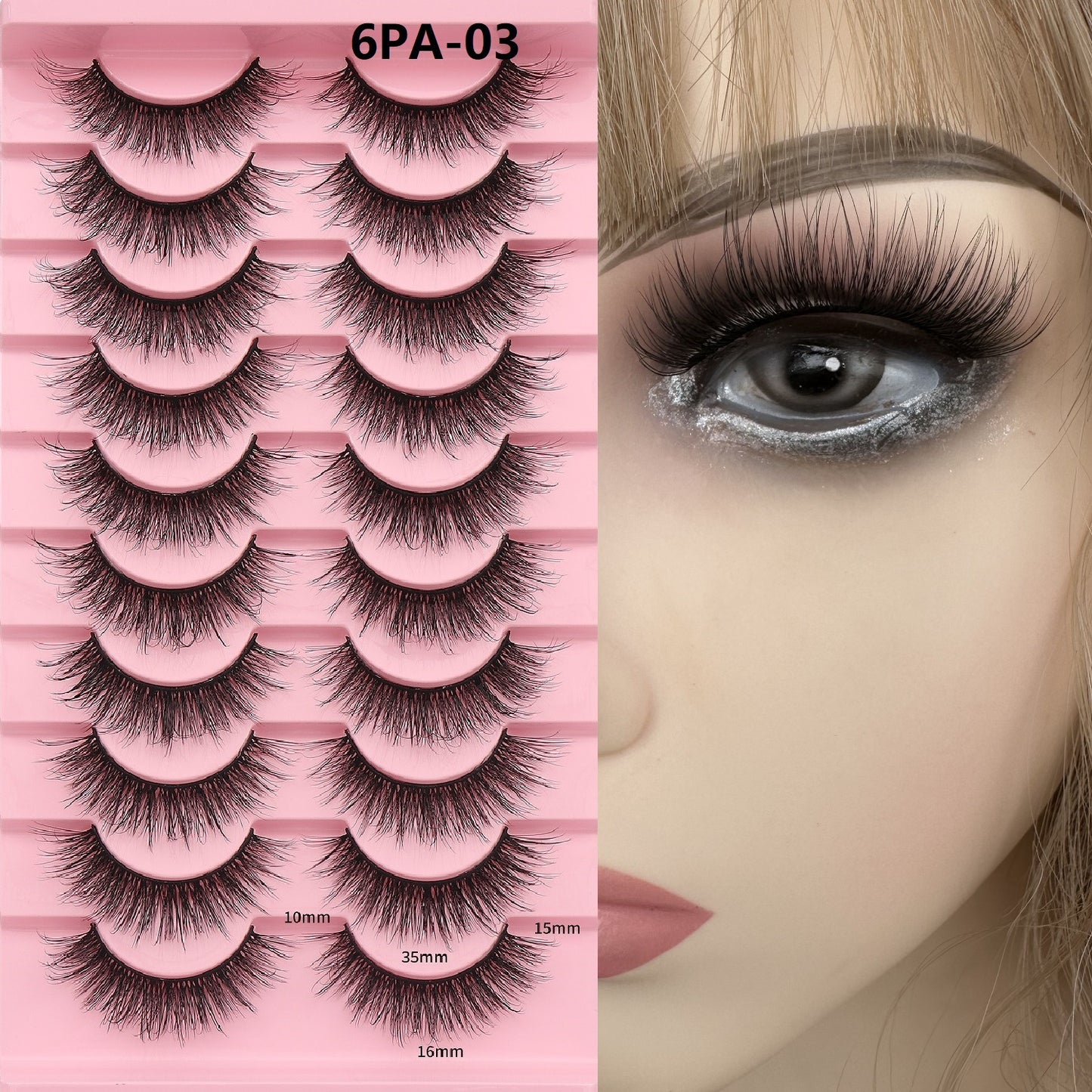 Of Cat Eyes Eyelash Thick Hard False Lashes