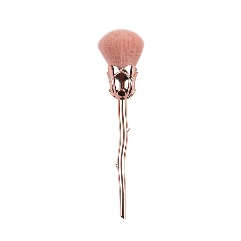 Single Rose Powder Brush Blush Soft Portable Versatile Makeup Brushes Accessories