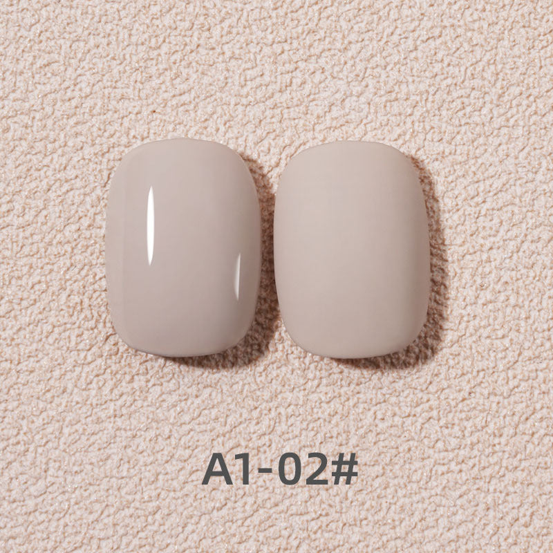 Ice Penetration Flesh Colored Milk Tea Apricot Color Nail Polish