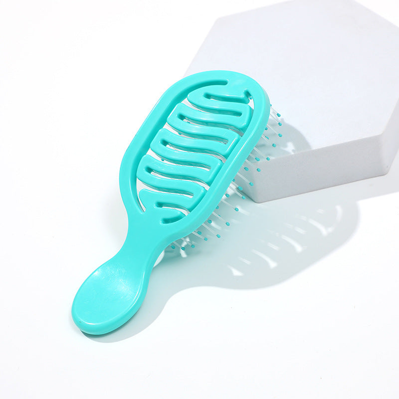 Runway Mini Hollow Cute Rib Air Hair Brushes & Combs