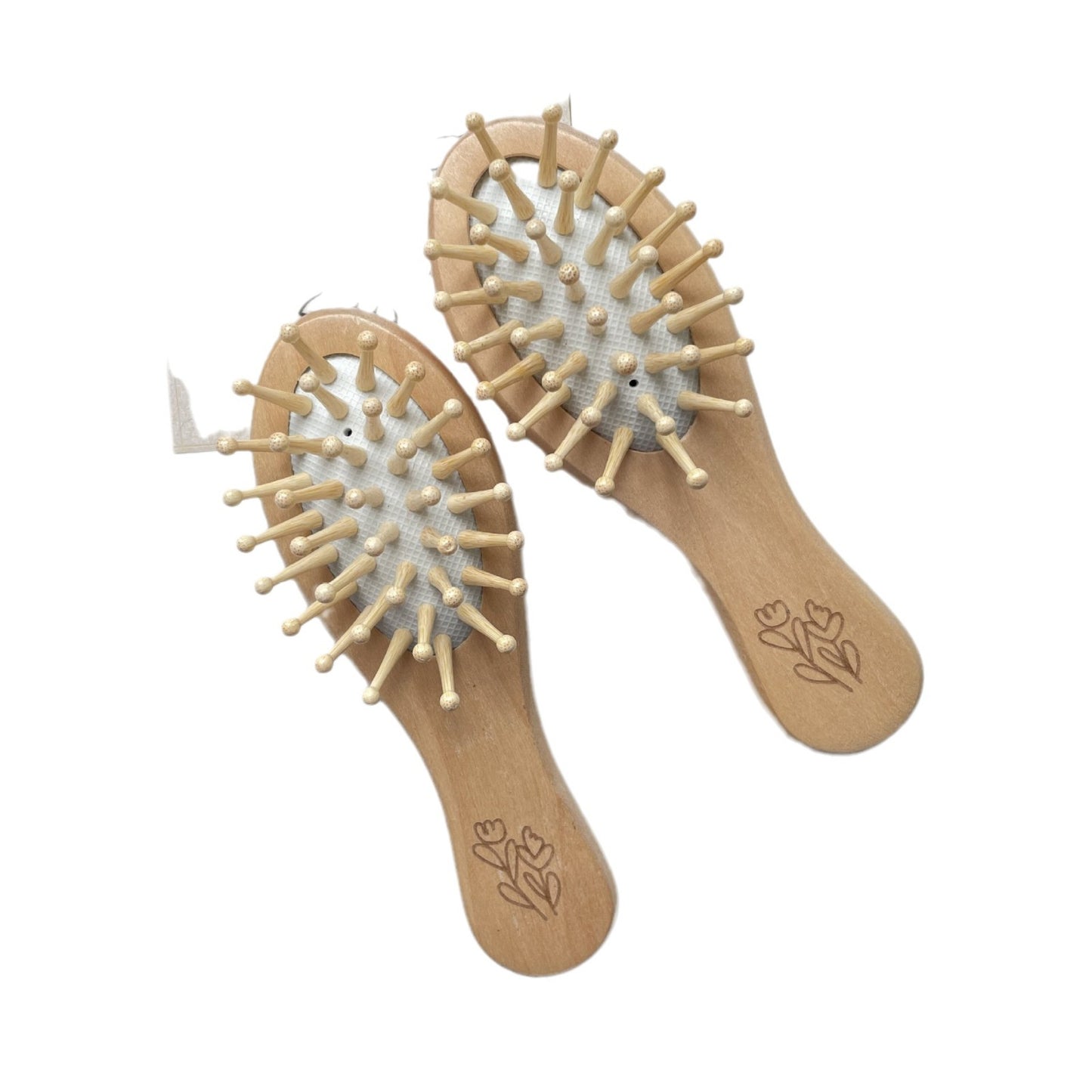 Travel Convenient Cute Solid Wood Air Hair Brushes & Combs