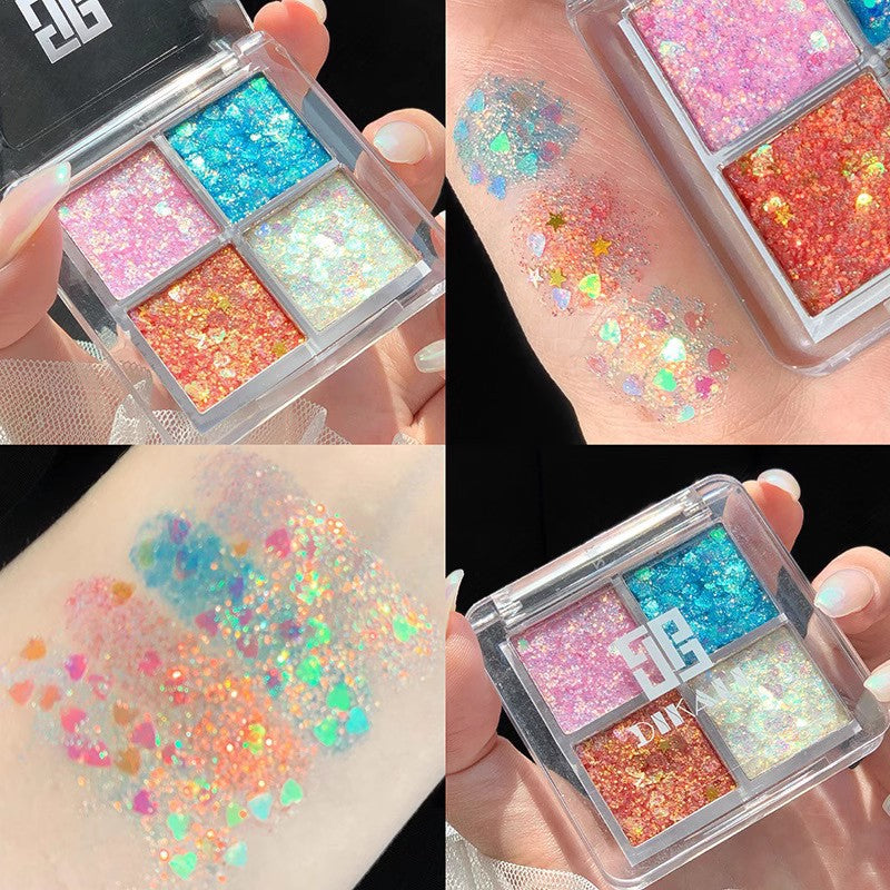 Sequins Cream Colors Shiny Glitter Powder Pearlescent Wet Eyeshadow