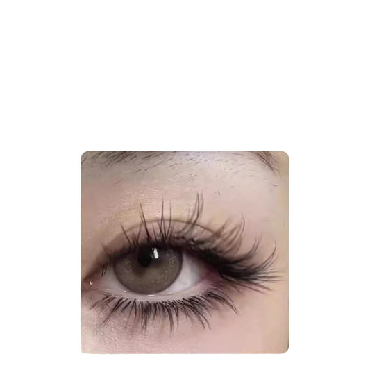 Fluffy Camellia Cartoon Messy Wild Curved False Lashes