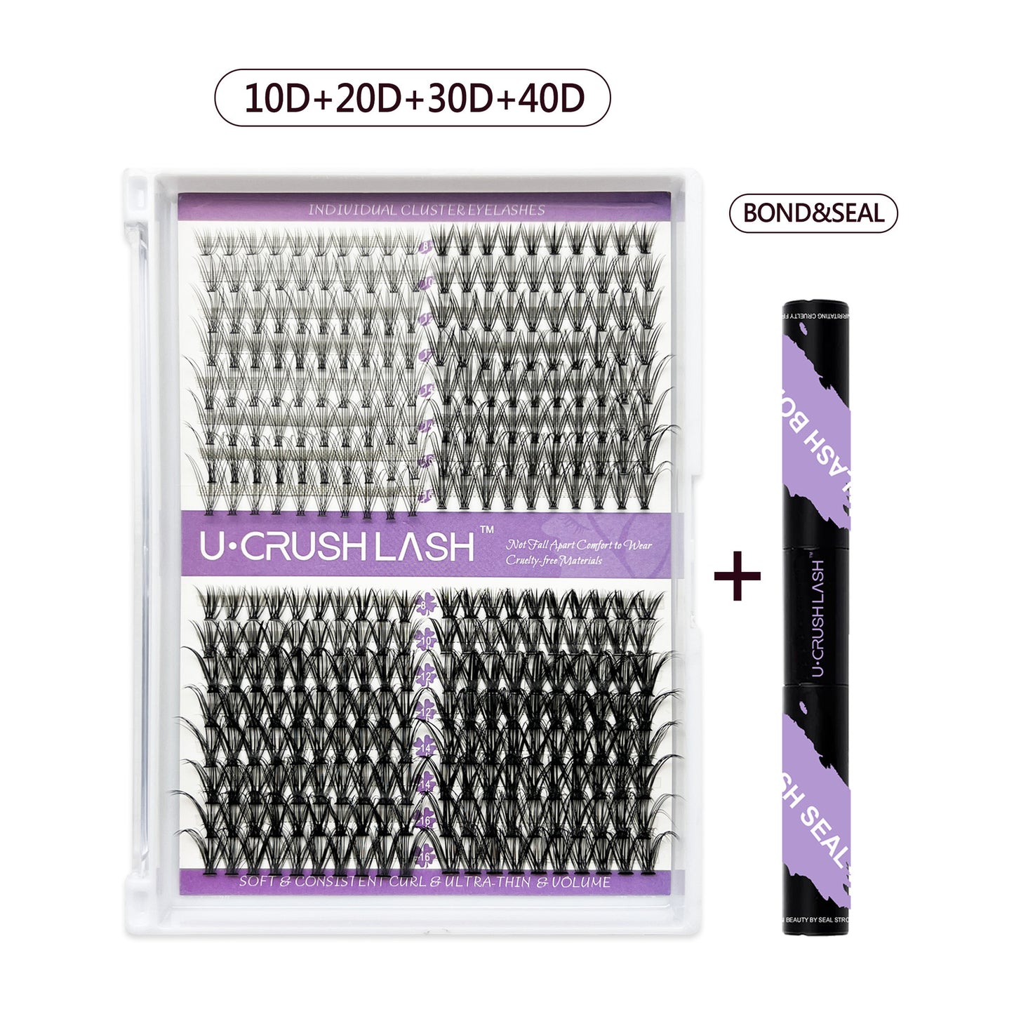 Eyelashes Row Curved Grafting Assortment Pack False Lashes