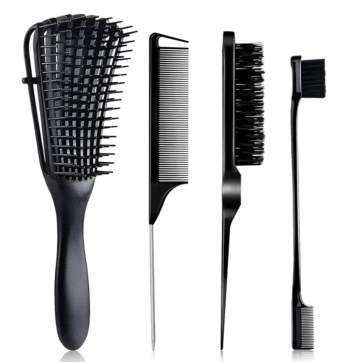 Antistatic Eight Claw Pomade Modified Edge Control Brush Hair Brushes & Combs