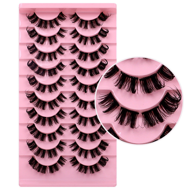 Warped Russian Curly Large Curved Thick False Lashes