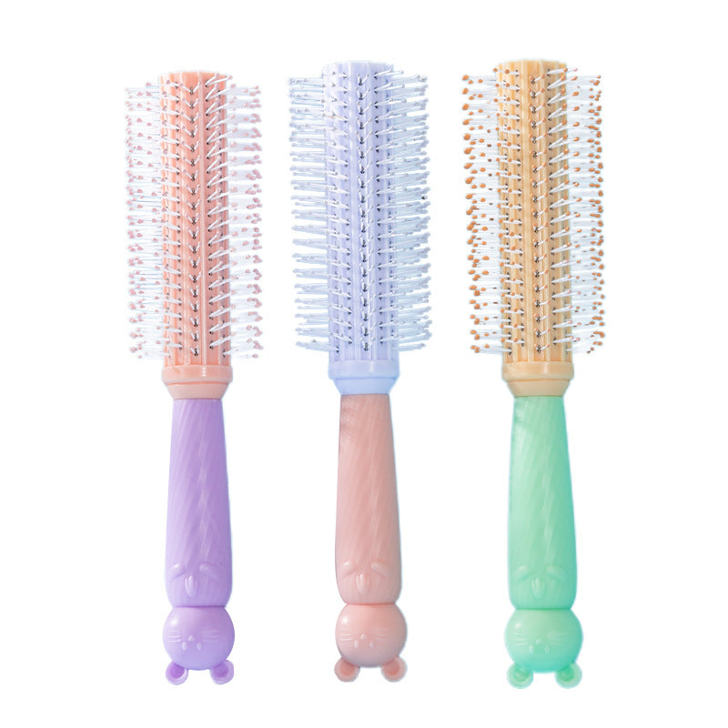 Matching Cat Curling Unisex Household Rolling Hair Brushes & Combs