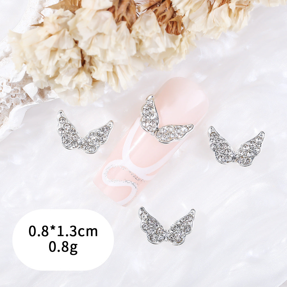 Angel Wings Alloy Ornament Cute Decoration Nail Care Nail Art