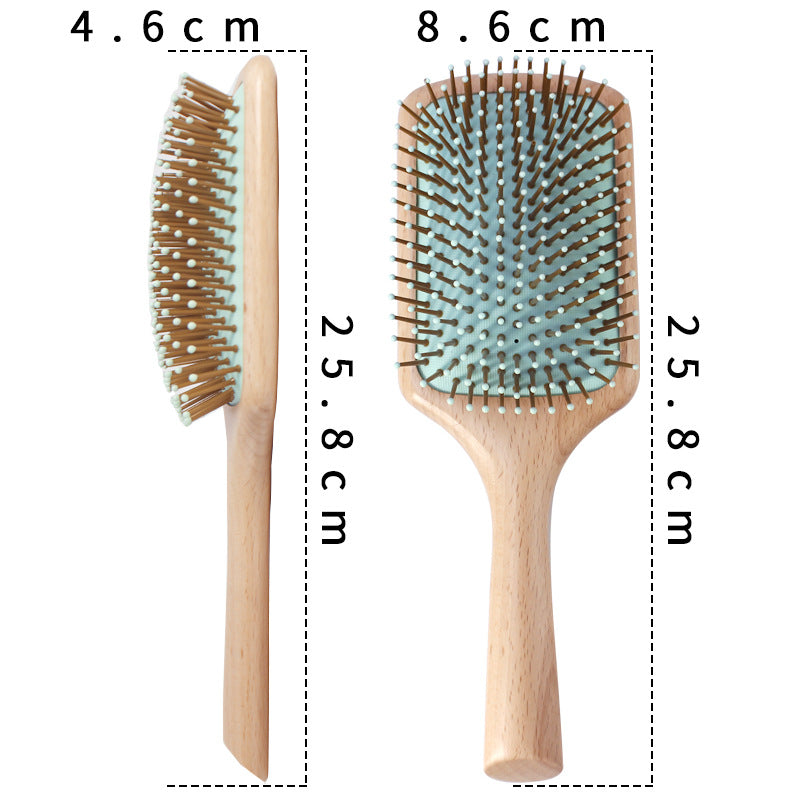 Cushion Airbag Massage Scalp Solid Wood High Hair Brushes & Combs