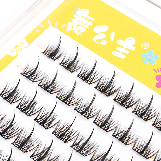 Dance Princess Eyelashes Row Hard Box Large Twisted Rolls False Lashes