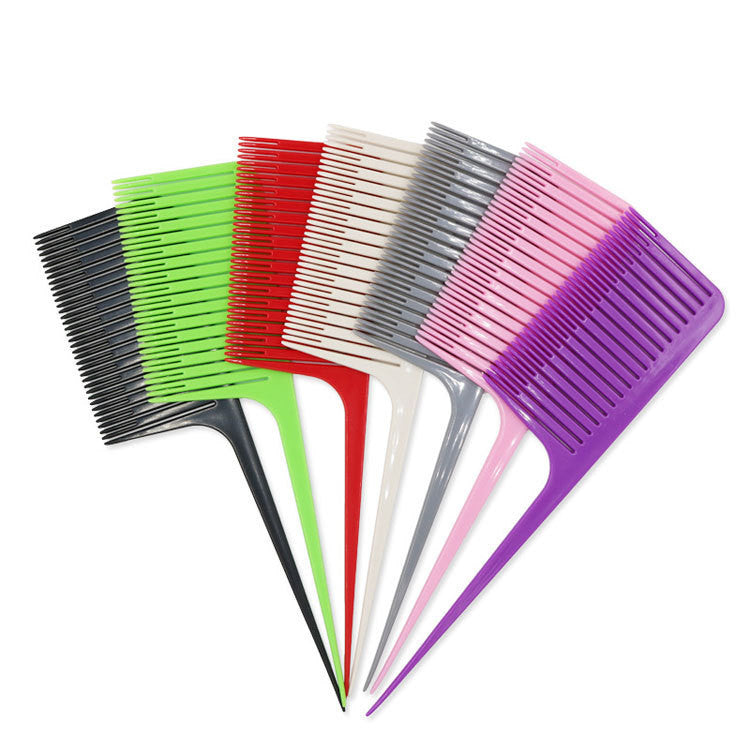 Plastic Needle Pointed Tail Treatment Dyeing Hair Brushes & Combs