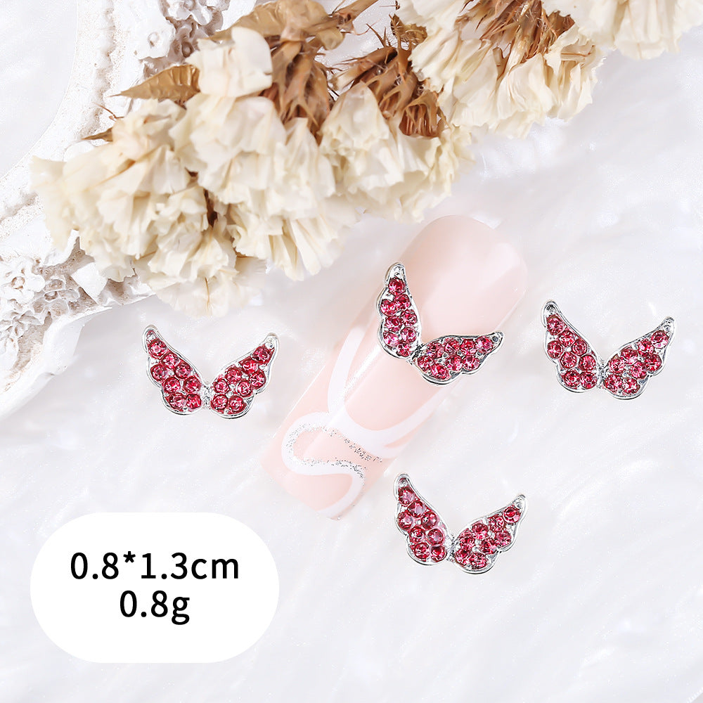 Angel Wings Alloy Ornament Cute Decoration Nail Care Nail Art