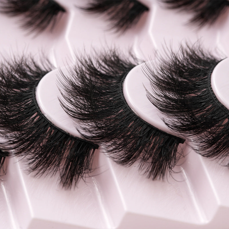 Chemical Fiber Eyelashes Natural Thick Curling False Lashes