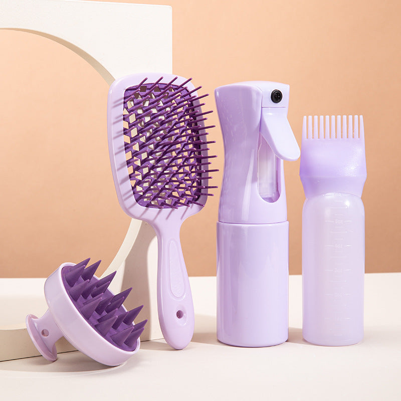 High Pressure Spray Cleaning Silicone Shampoo Hair Brushes & Combs