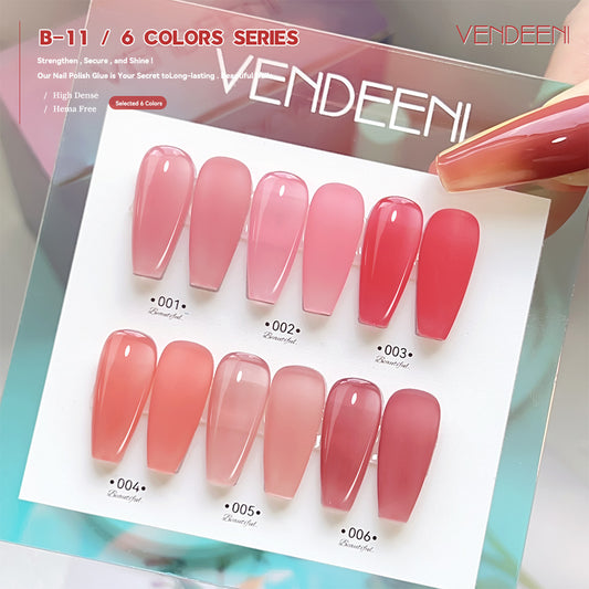 Cute Sweet Jelly Powder Mini Colors Nail Polish