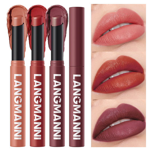 Oblique Rotating Matte Single Long-lasting Full Lipsticks