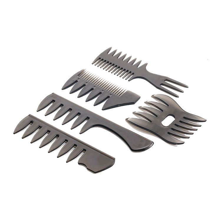 Men's Large Slicked Back Hairstyle Special Styling Hair Brushes & Combs