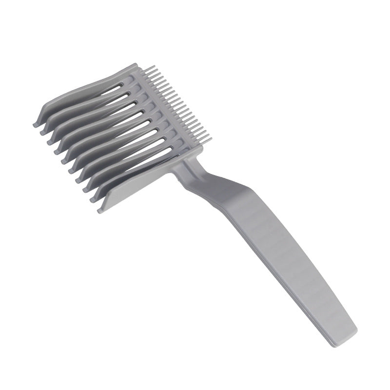 Men's Trim Gradient Shape Push Edge Position Hair Brushes & Combs