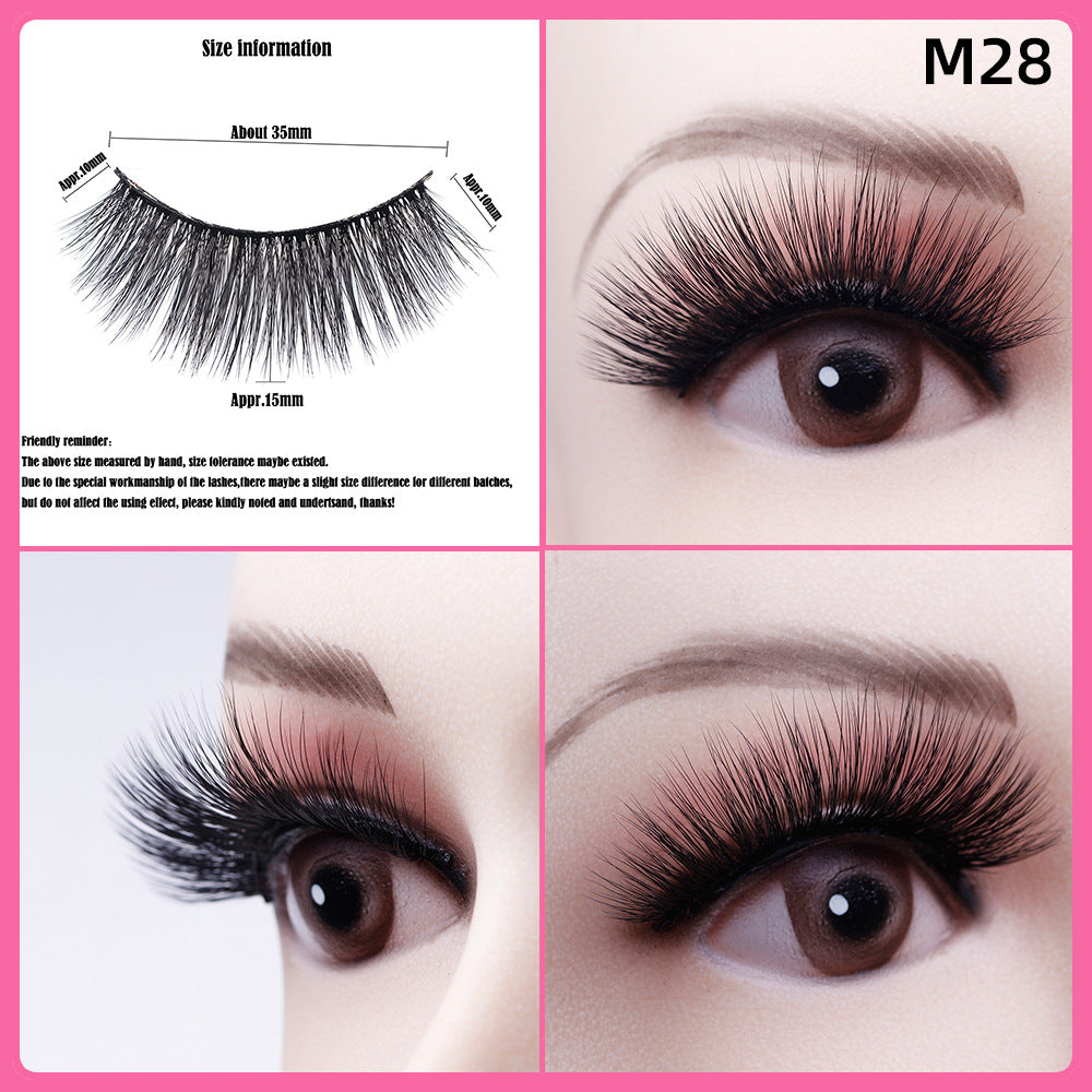 Cross High Imitation Mink Eyelashes Single False Lashes