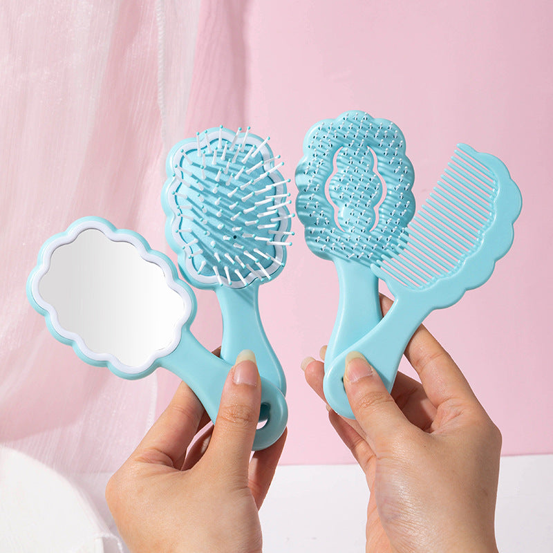 Cloud Mirror Airbag Rib Gift Box Hair Brushes & Combs