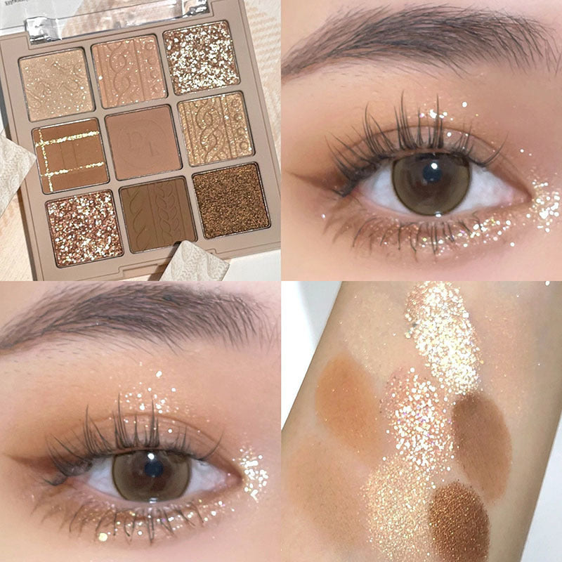 Pure Desire Shadow Plate Fig Milk Tea Shimmer Matte Eyeshadow