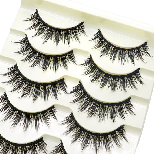 One Piece Black Hard Stem Can False Lashes