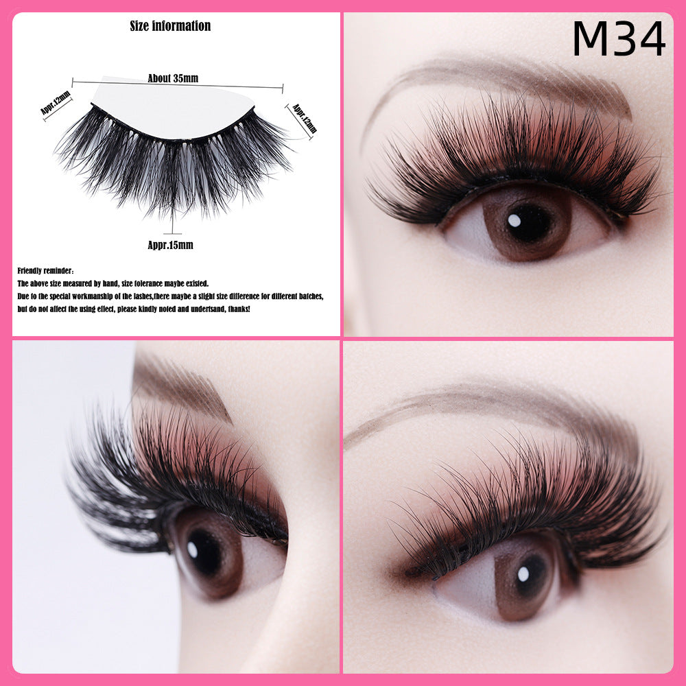 Cross High Imitation Mink Eyelashes Single False Lashes