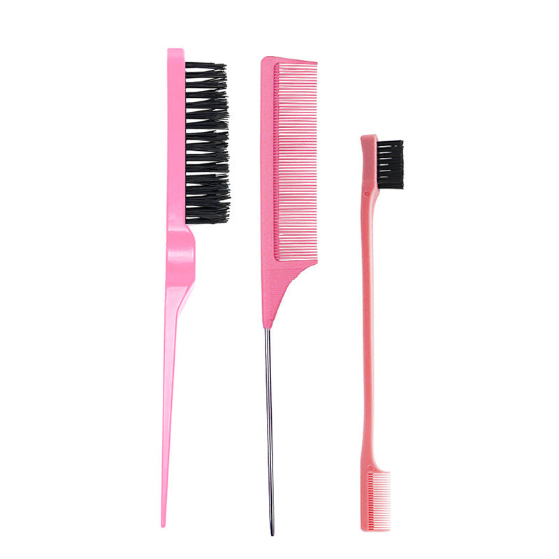 Double Head Eyebrow Brush Steel Needle Tail Hair Brushes & Combs