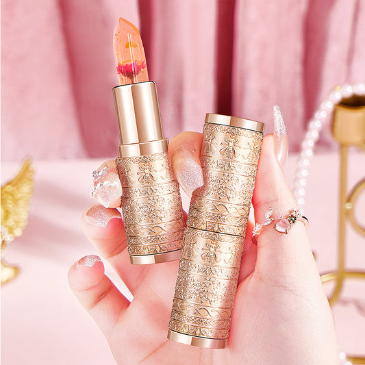 Flower Gold Foil Essence Temperature Change Lipsticks