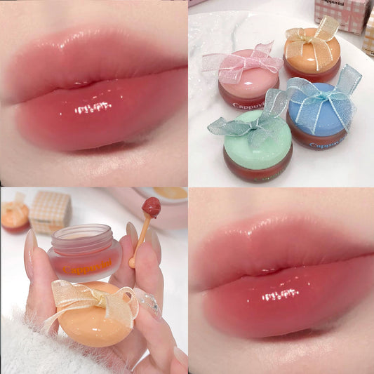 Macaron Solid Gloss Mirror Lacquer Moisturizing Pseudo Lipsticks