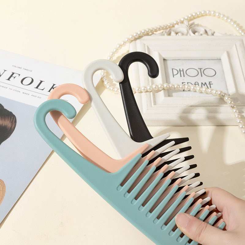 Simple Pointed Tail Portable Wide Fine Hair Brushes & Combs